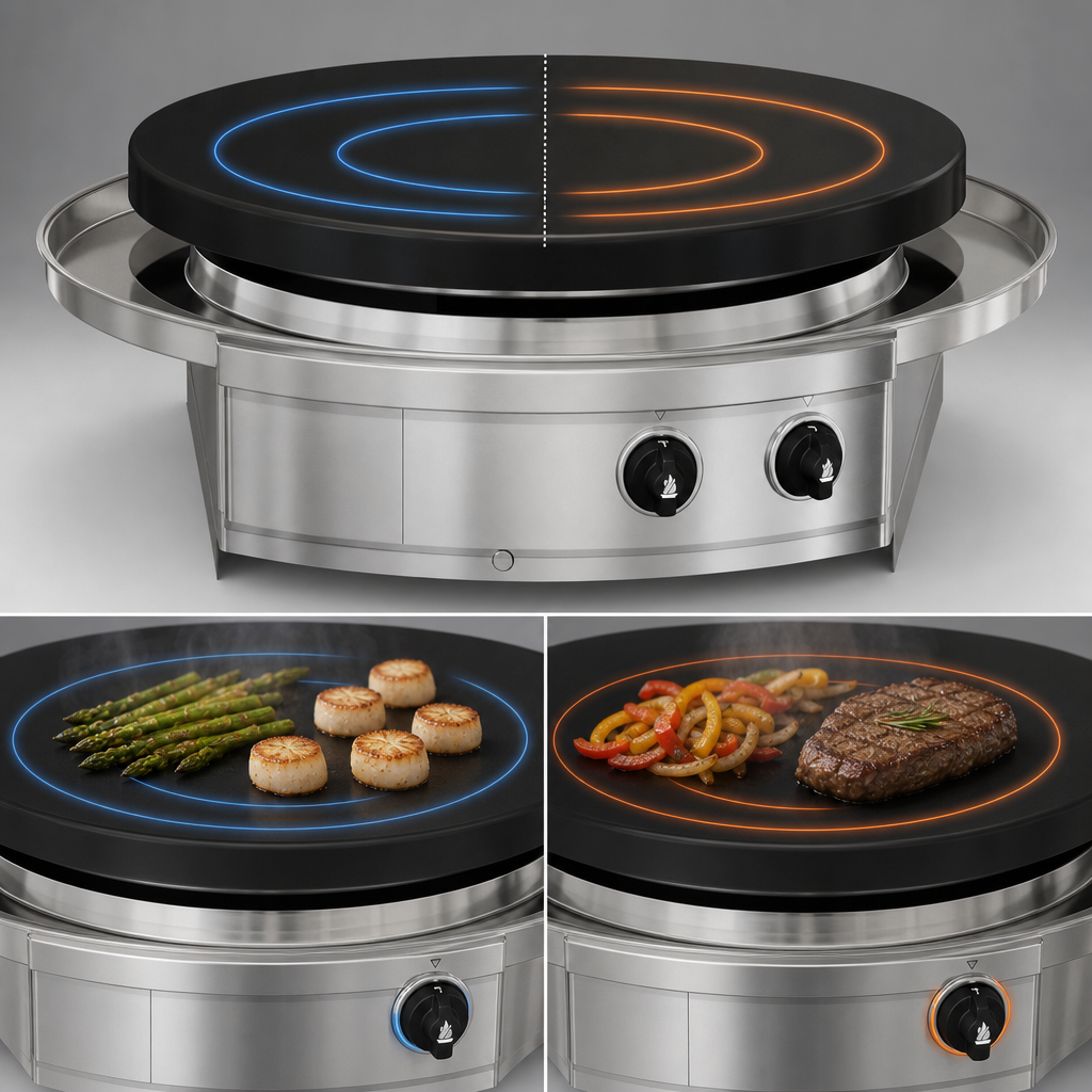 Dual Circular Temperature Zones