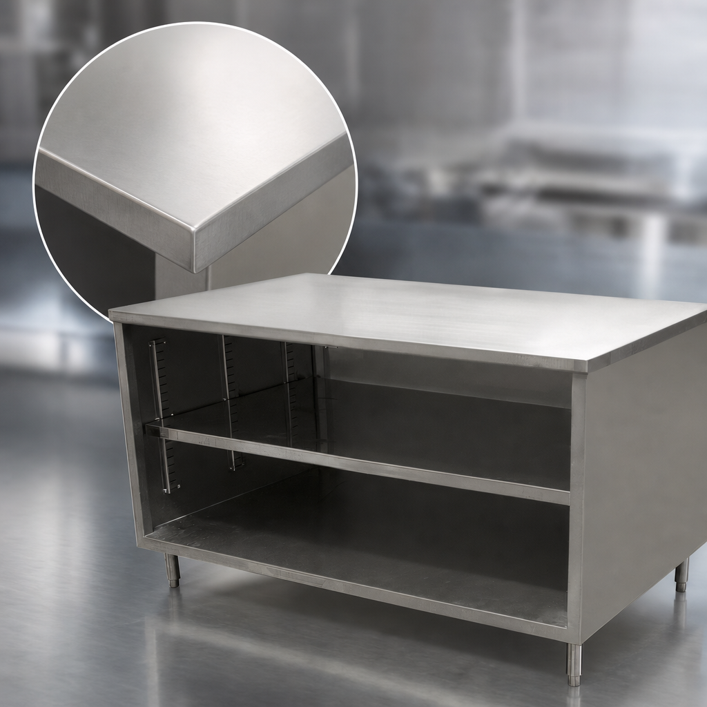 14-Gauge 304 Stainless Steel Top
