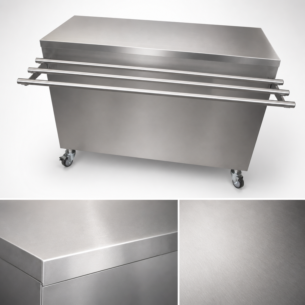 14-Gauge Stainless Steel Top