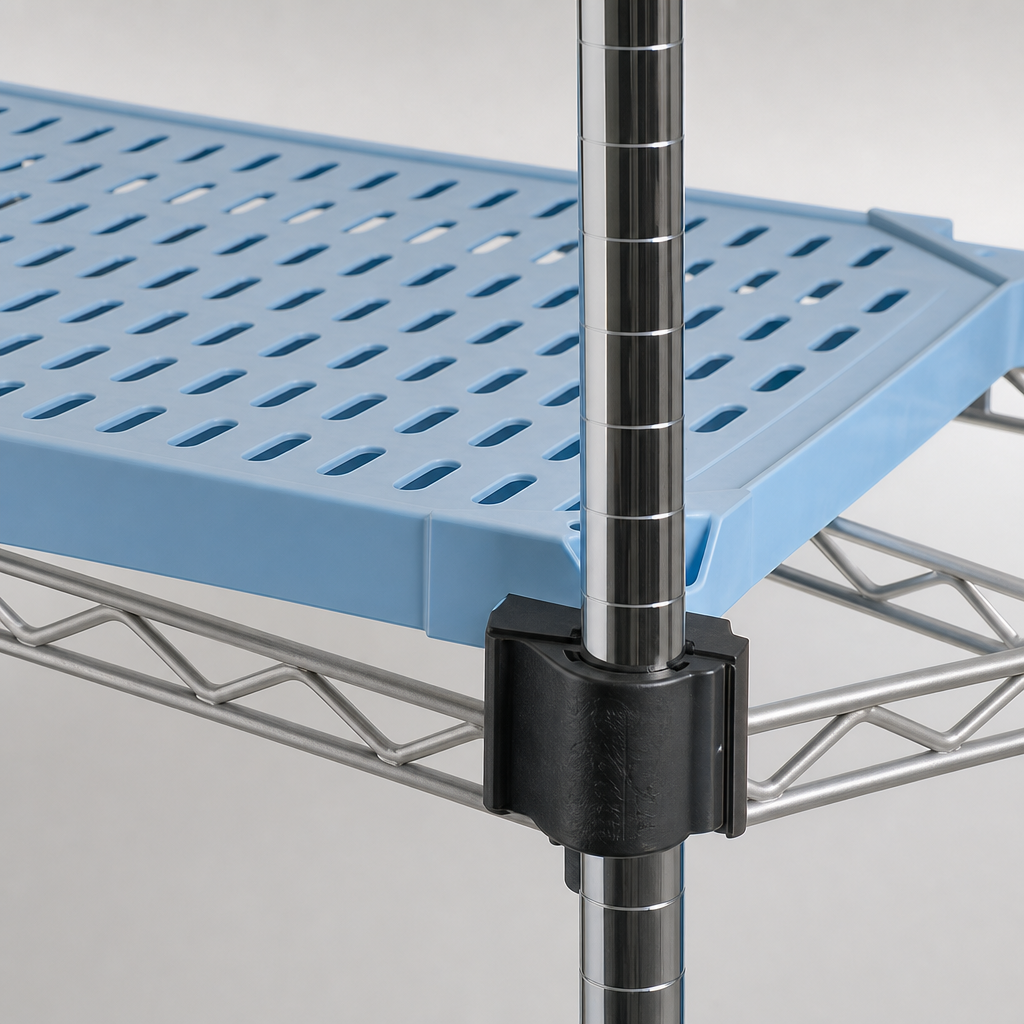 Louvered Shelf Surface