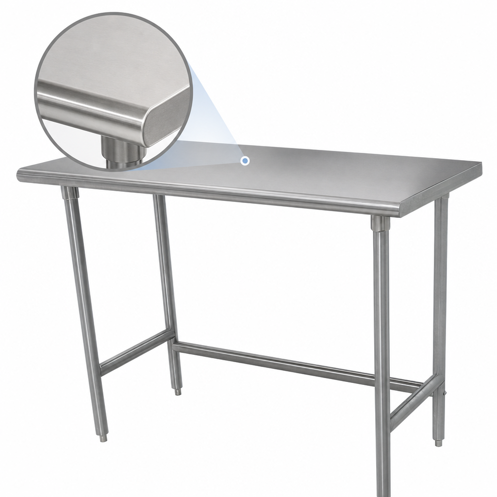 14 Gauge 304 Stainless Steel Top