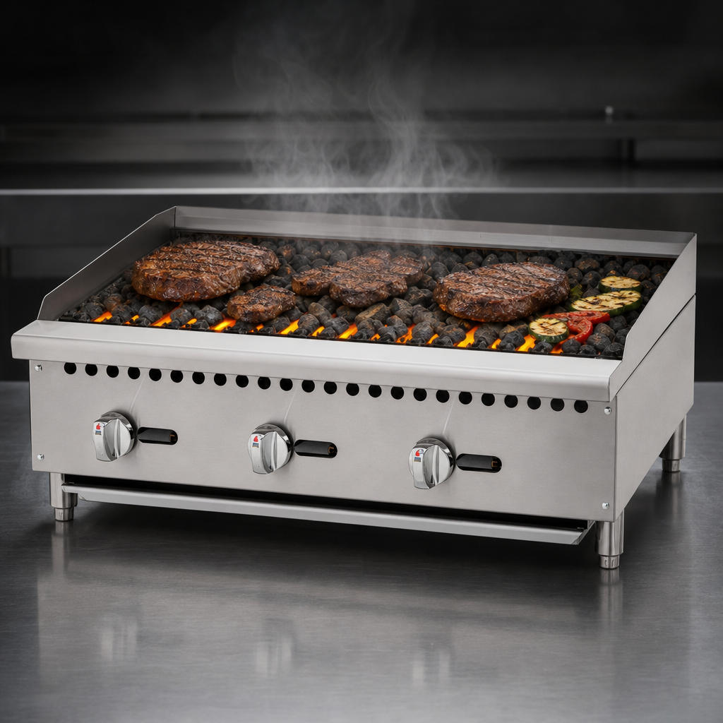 Lava Rock Radiant Heat