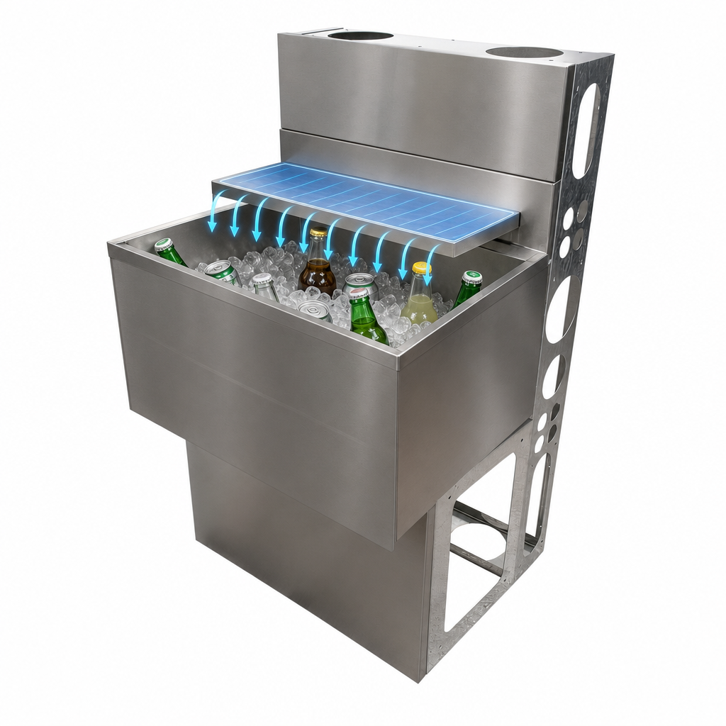8-Circuit Aluminum Cold Plate