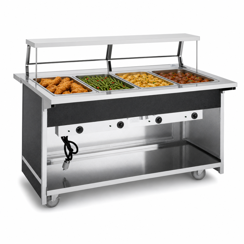 Four Hot Food Wells