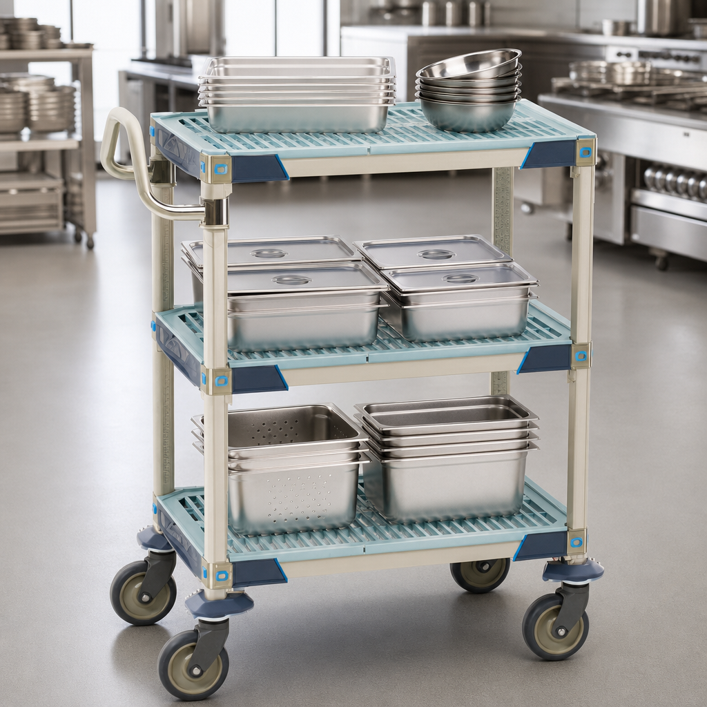 Three-Shelf Open Design