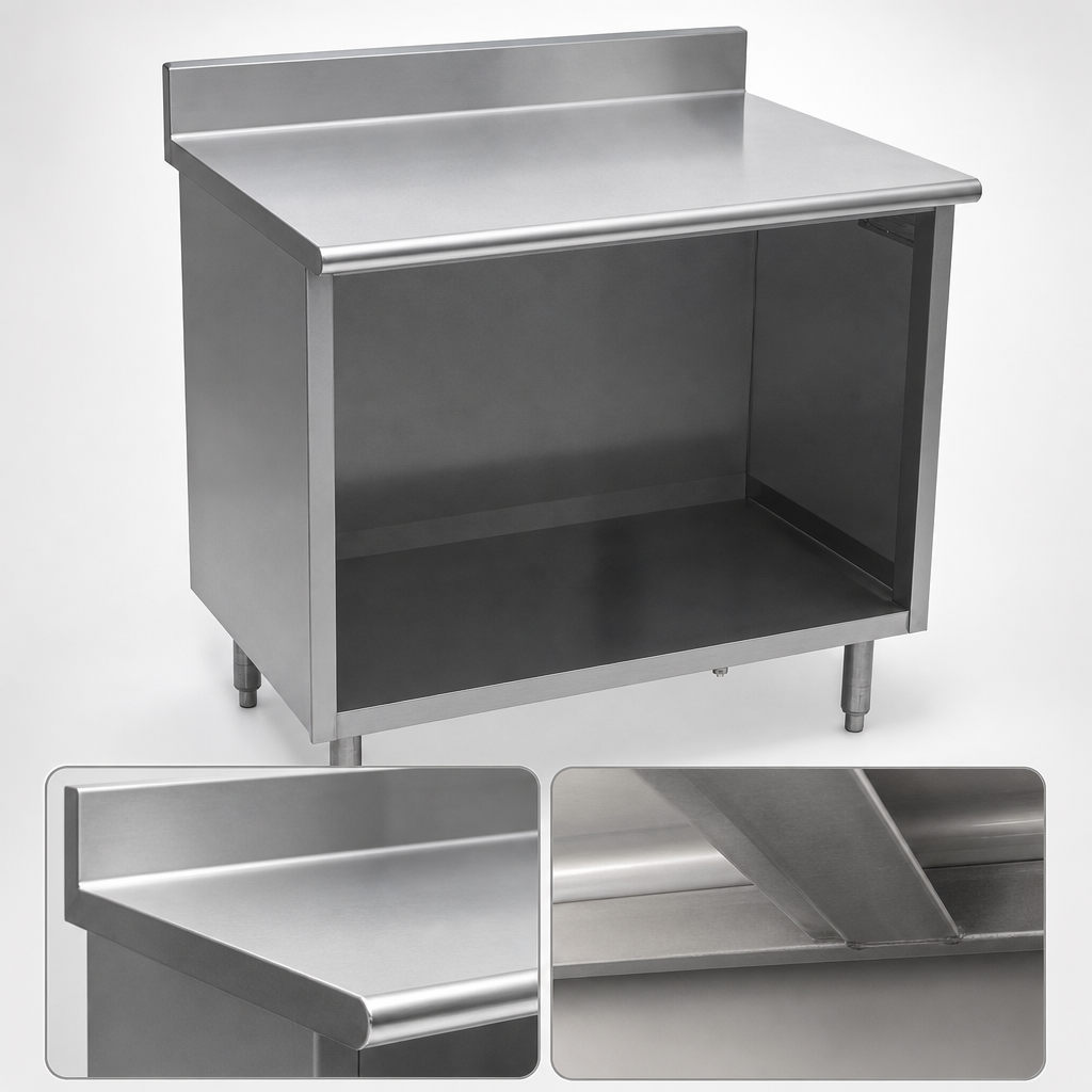 14-Gauge 304 Stainless Steel Top