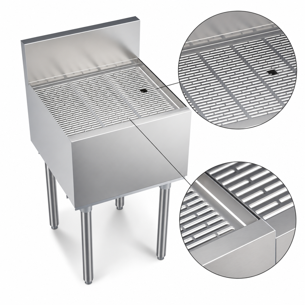 Embossed Stainless Steel Top