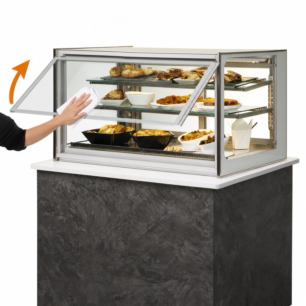 Tilt-Out Front Glass