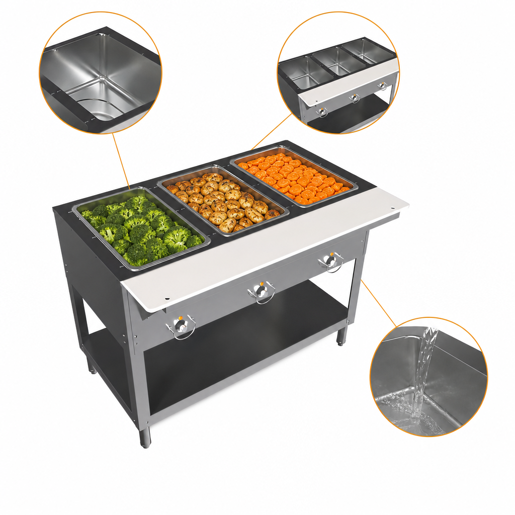 3-Pan Open Well Design