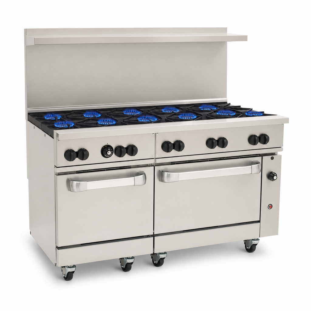 10 Open Burners