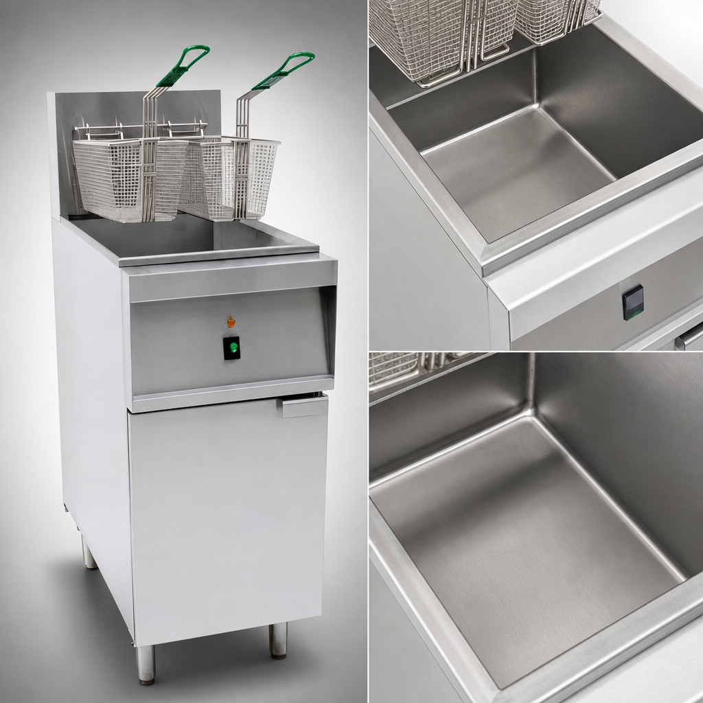 Stainless Steel Frying Pot
