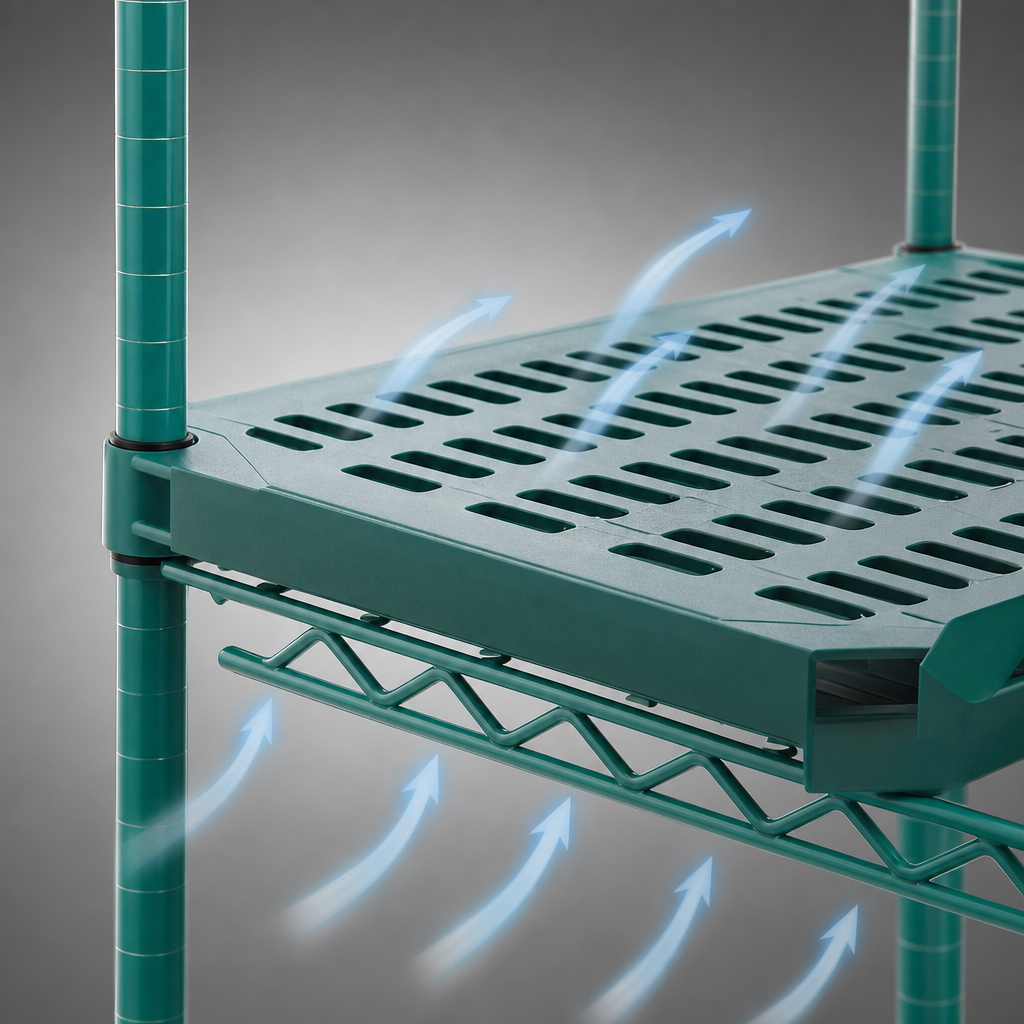 Louvered Shelf Design