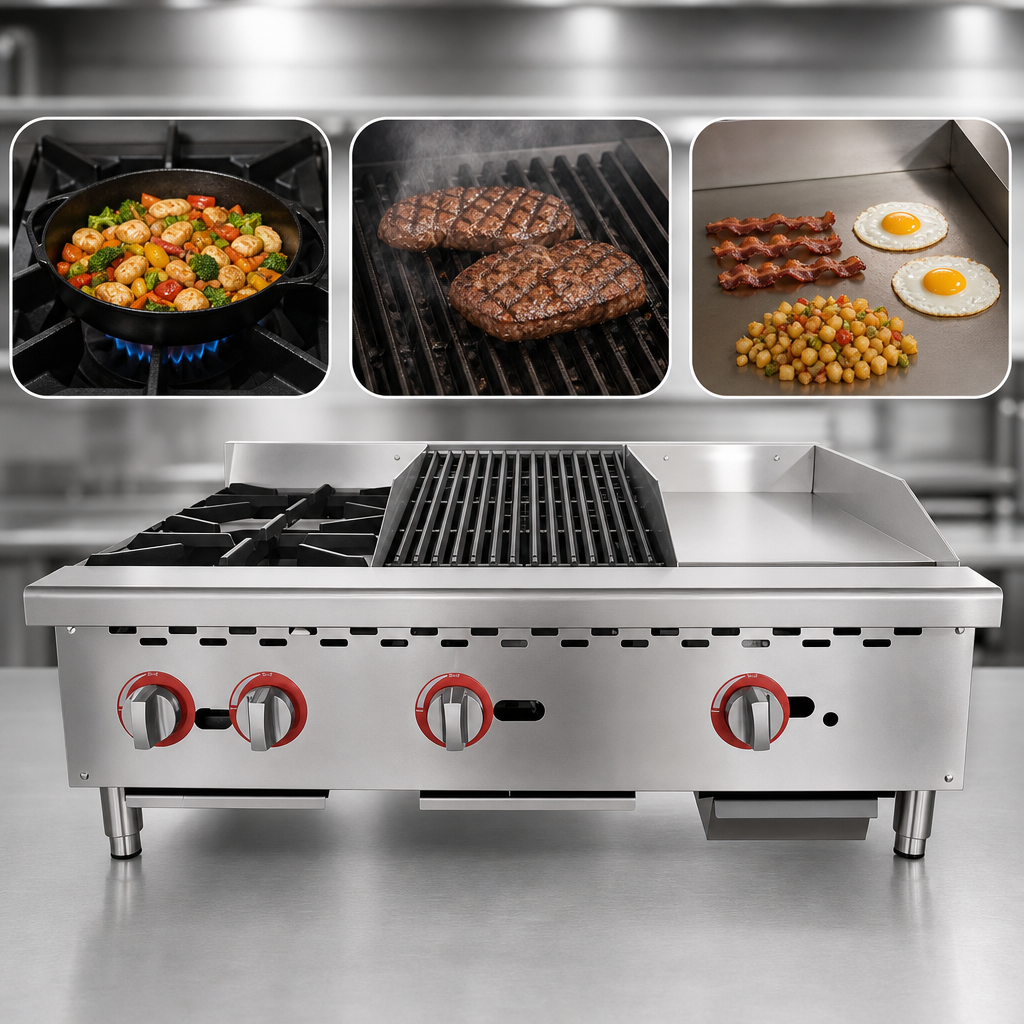 3 Cooking Surfaces in One