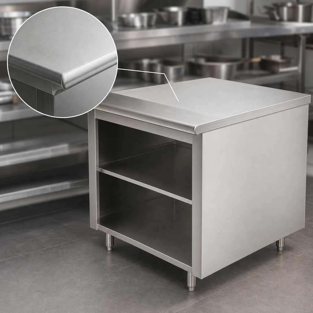 14 Gauge 304 Stainless Steel Top