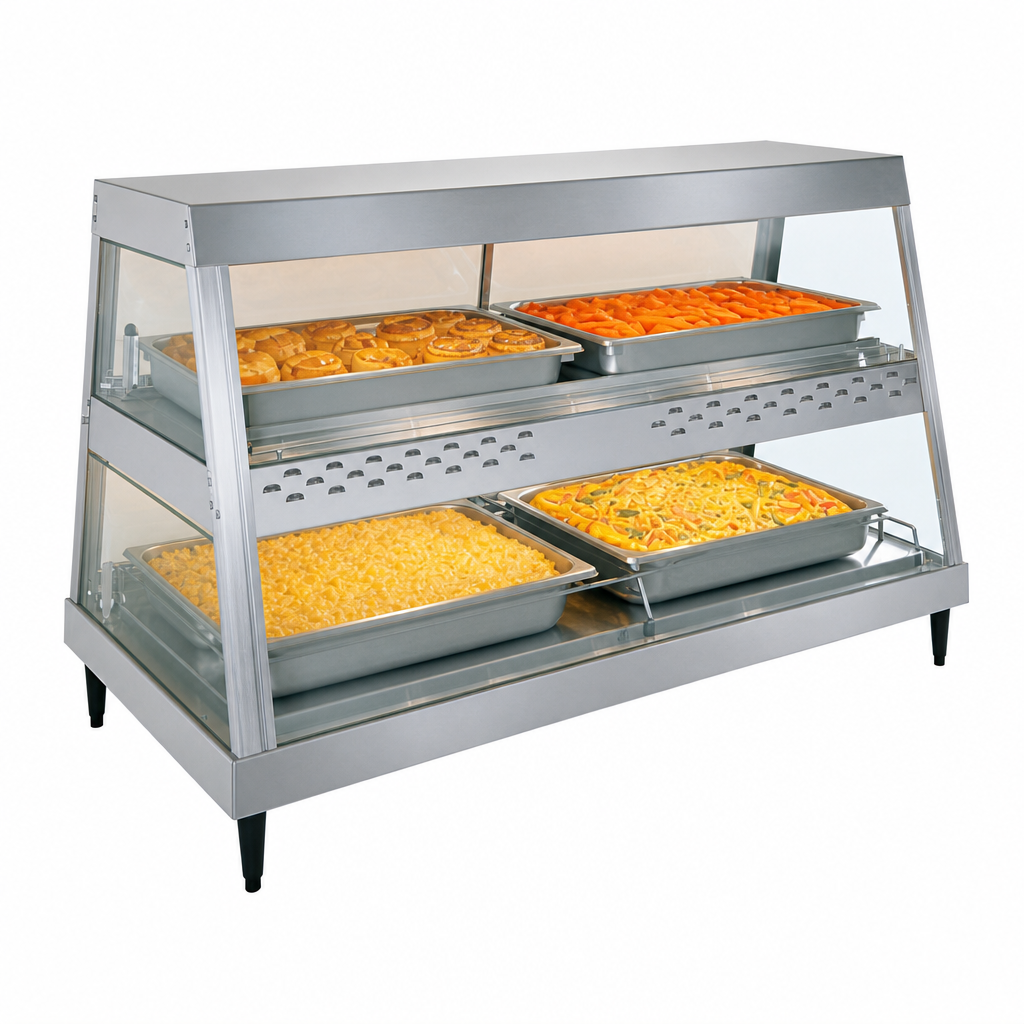 Dual Shelf, 4-Pan Layout