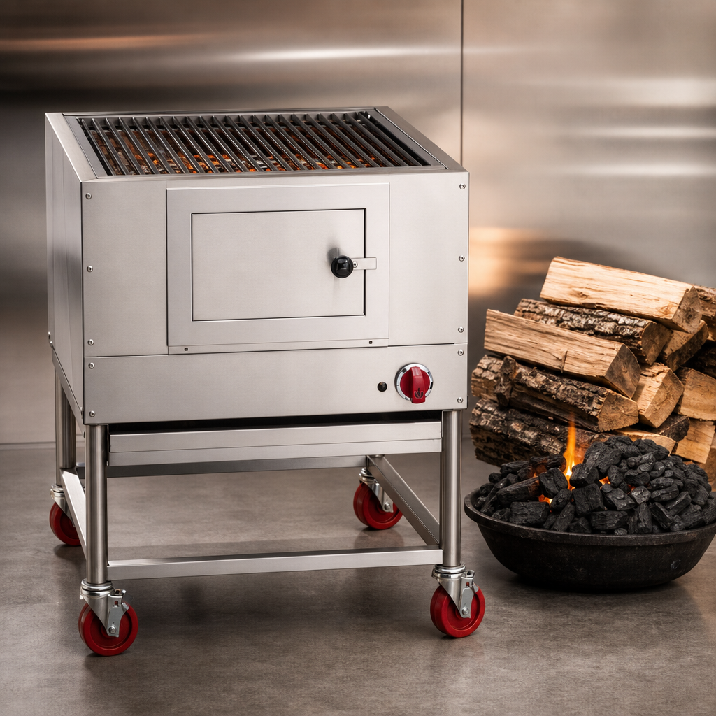 Wood or Charcoal Compatible