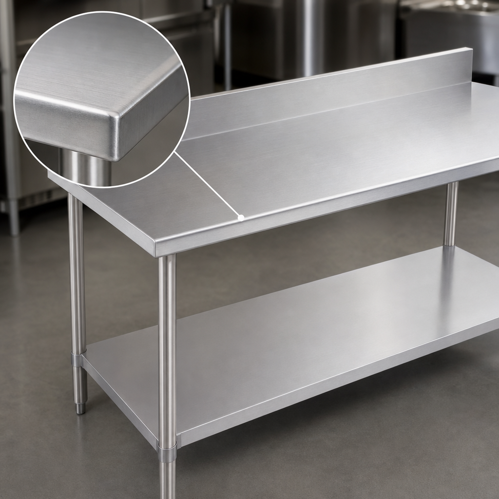 16 Gauge 400 Series Stainless Steel Top