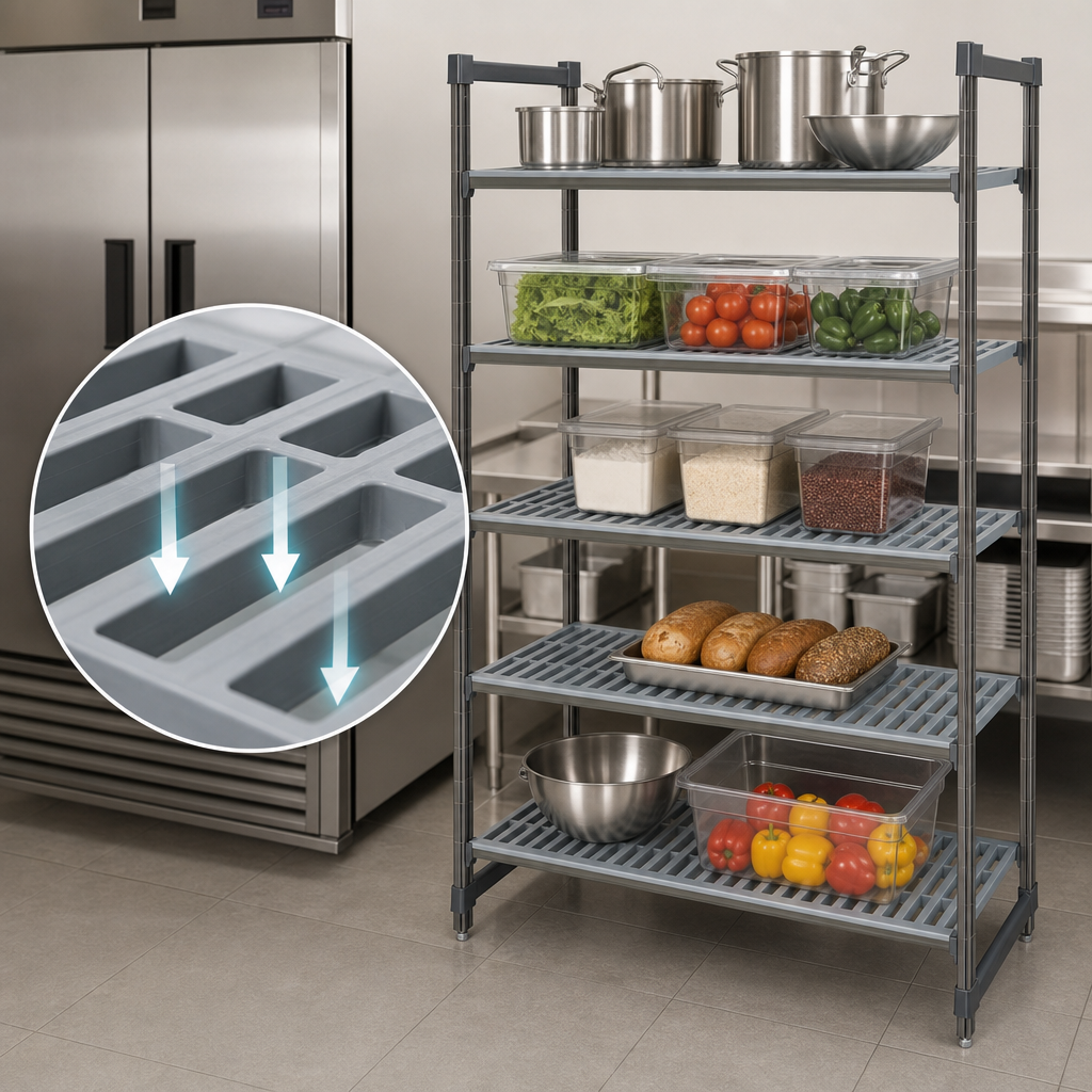 Vented Polypropylene Shelf Plates