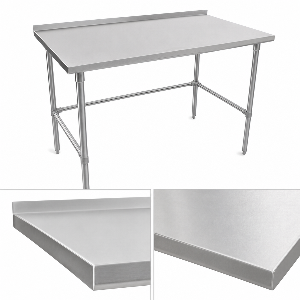 16-Gauge Stainless Steel Top