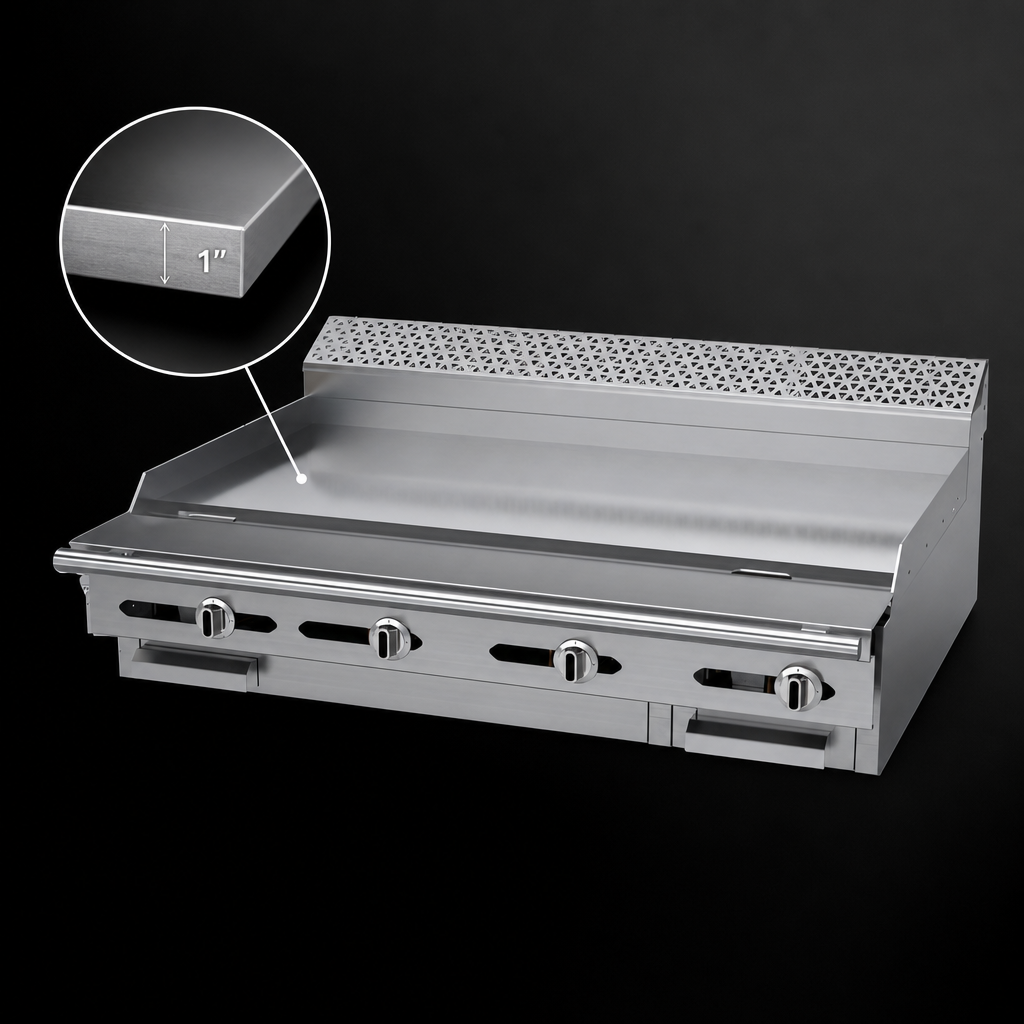 1-Inch Steel Griddle Plate