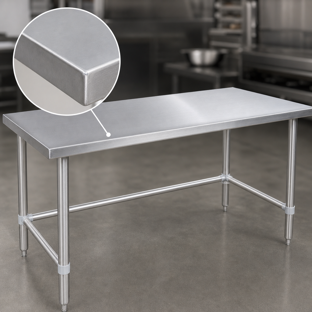 14-Gauge Stainless Steel Top