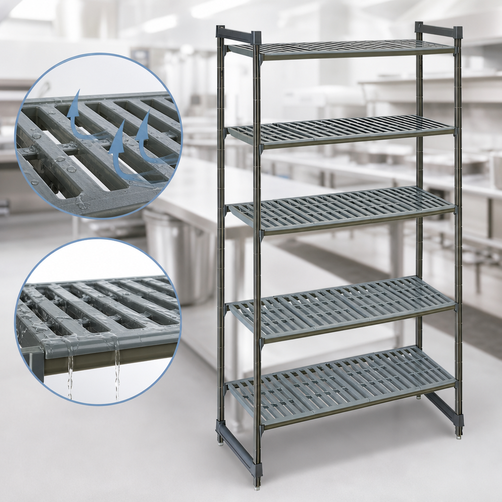 Vented Polypropylene Shelf Plates