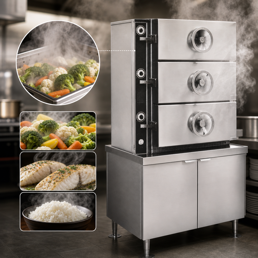 Direct Steam Pressure Cooking
