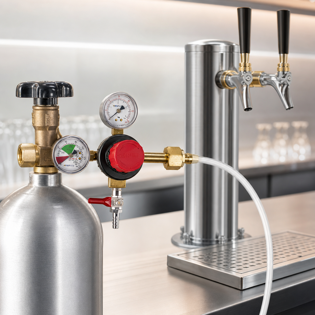CO2 Tank Mount Primary Regulator