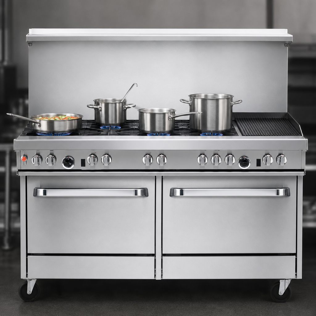 Four Non-Clog Burners