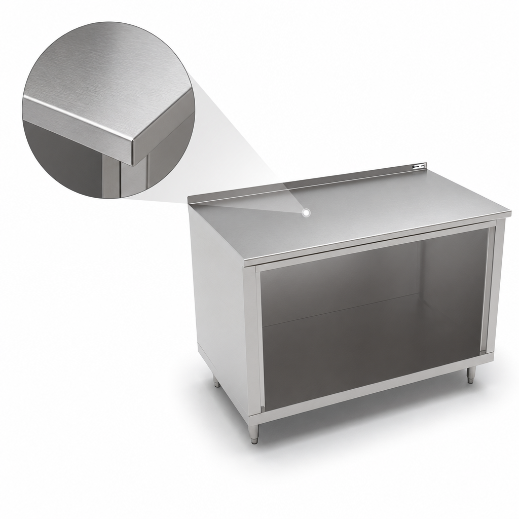 14-Gauge Stainless Steel Top