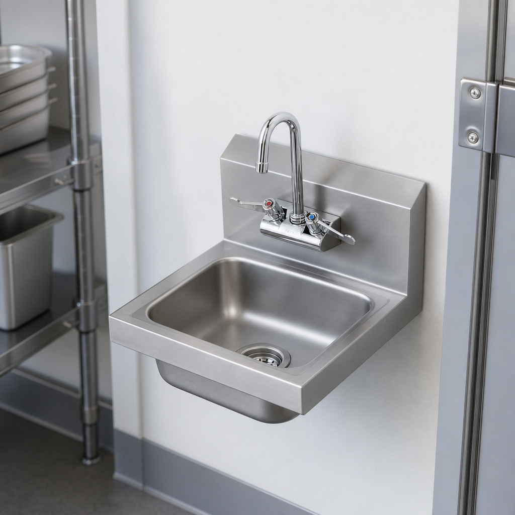 Wall-Mounted Hand Sink