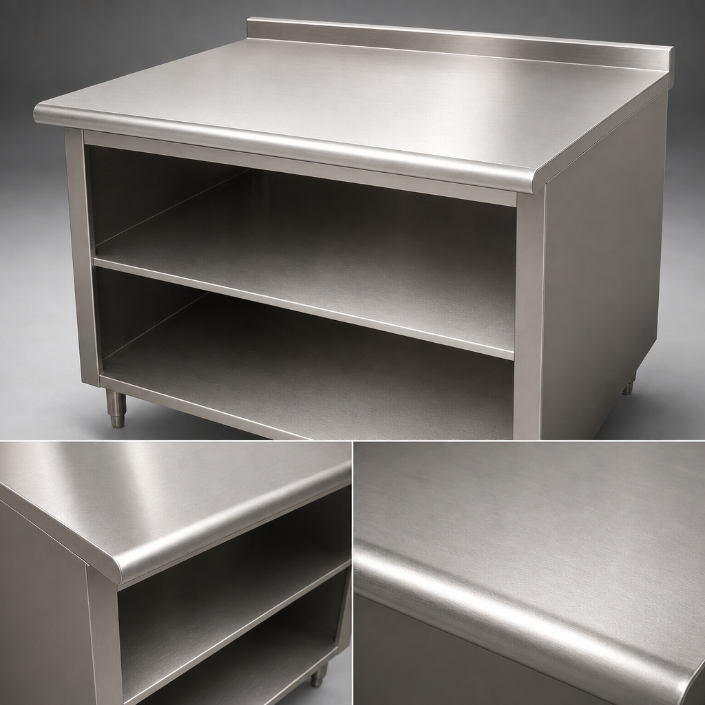 14-Gauge 304 Stainless Steel Top
