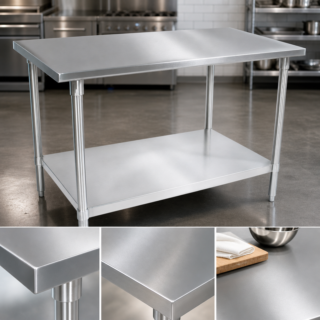14-Gauge Stainless Steel Top