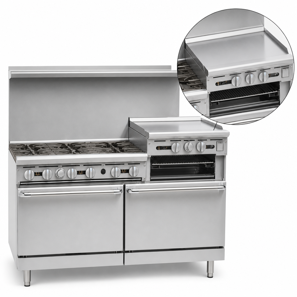 24-Inch Raised Griddle/Broiler