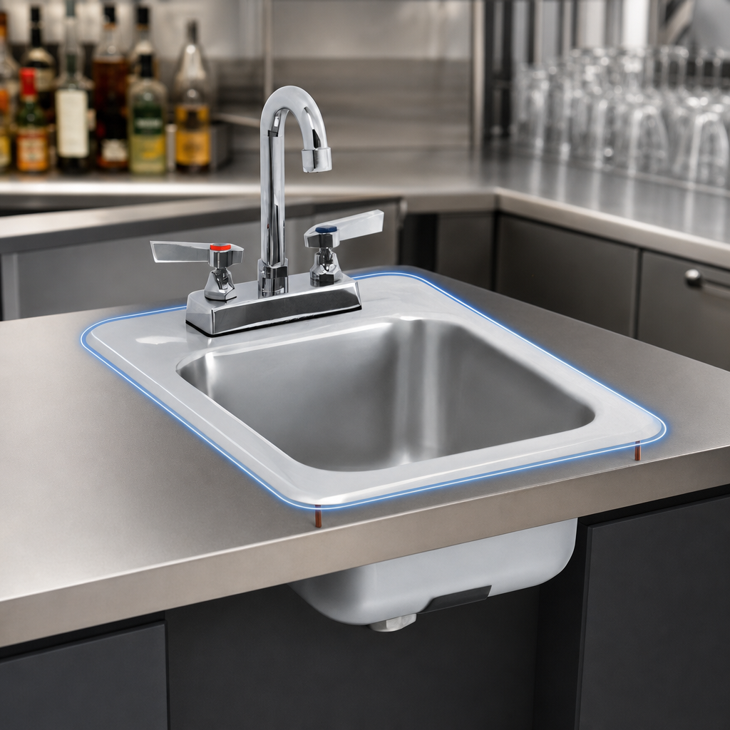 Self-Rimming Drop-In Design