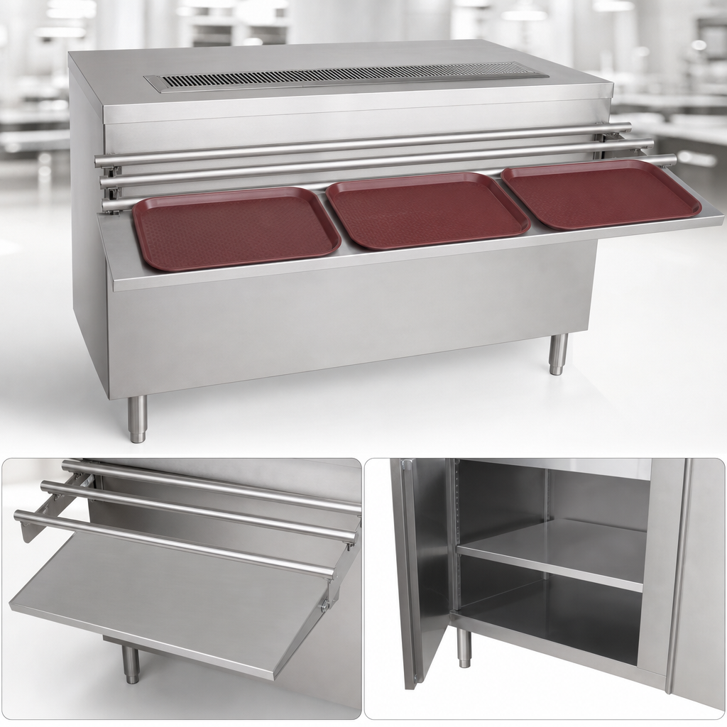 Drop Shelf for Serving Trays