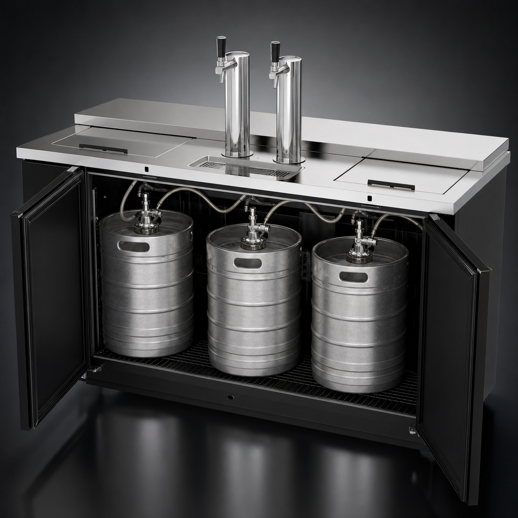 Three Half-Keg Capacity