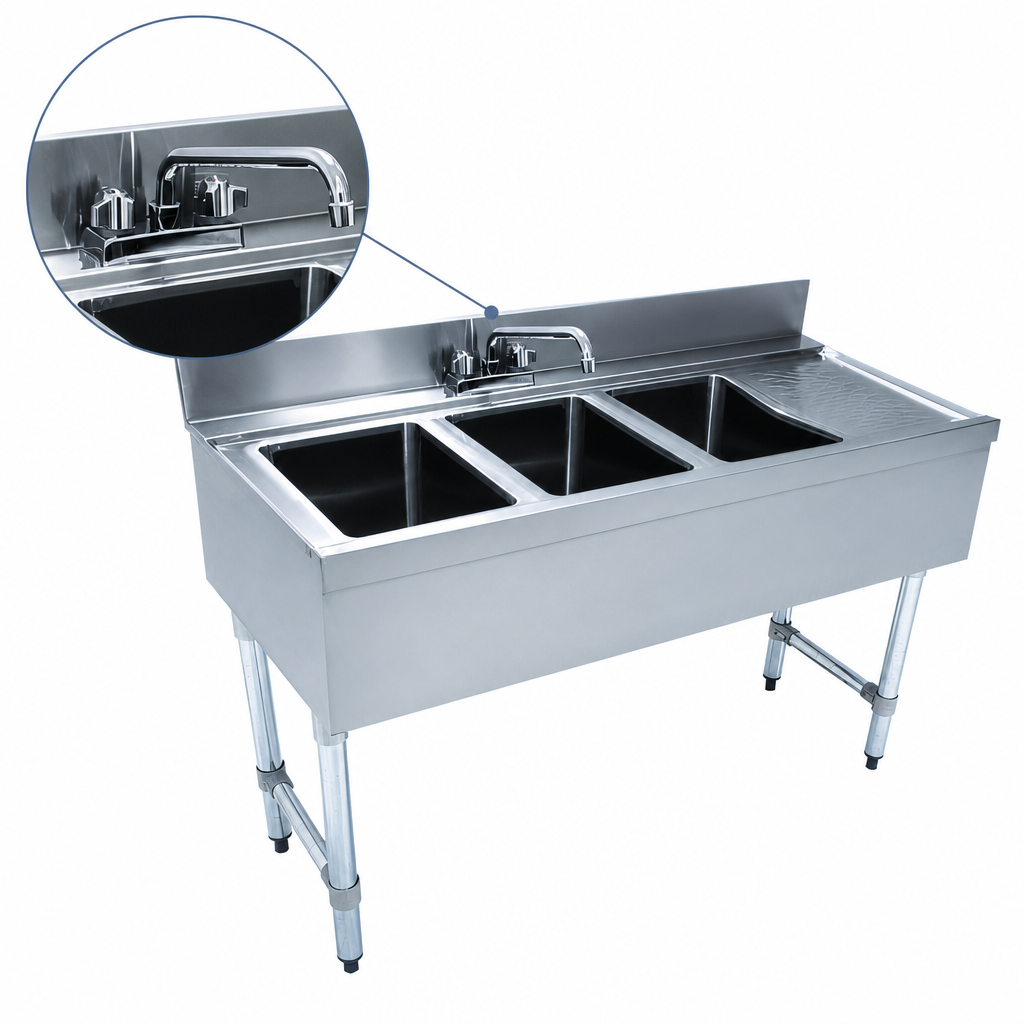 Deck-Mount Faucet Included