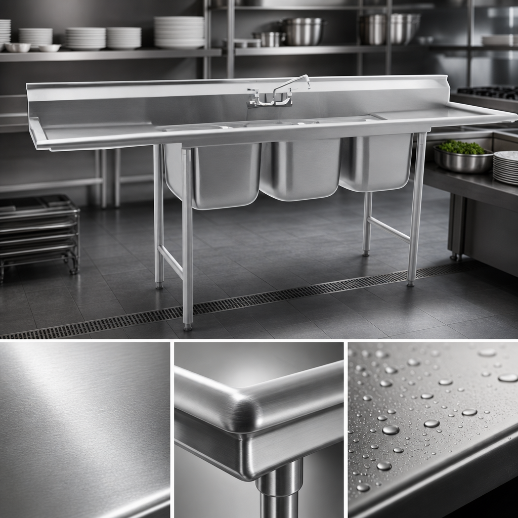 Heavy-Duty 304 Stainless Steel Construction