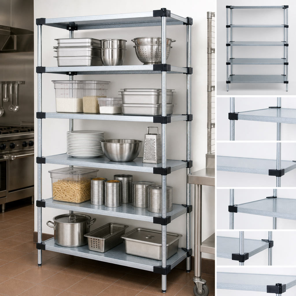 Five Solid Shelves