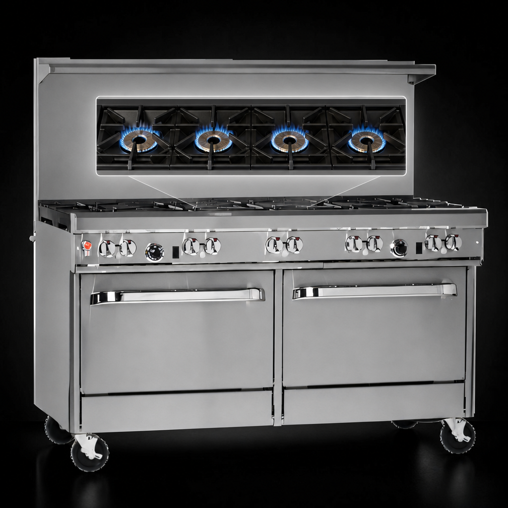 4 Pyromax Open Burners