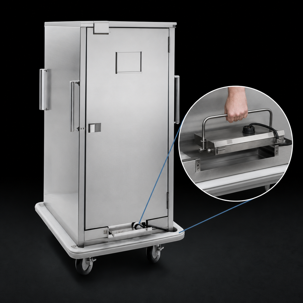 Bottom-Mounted Removable Heater