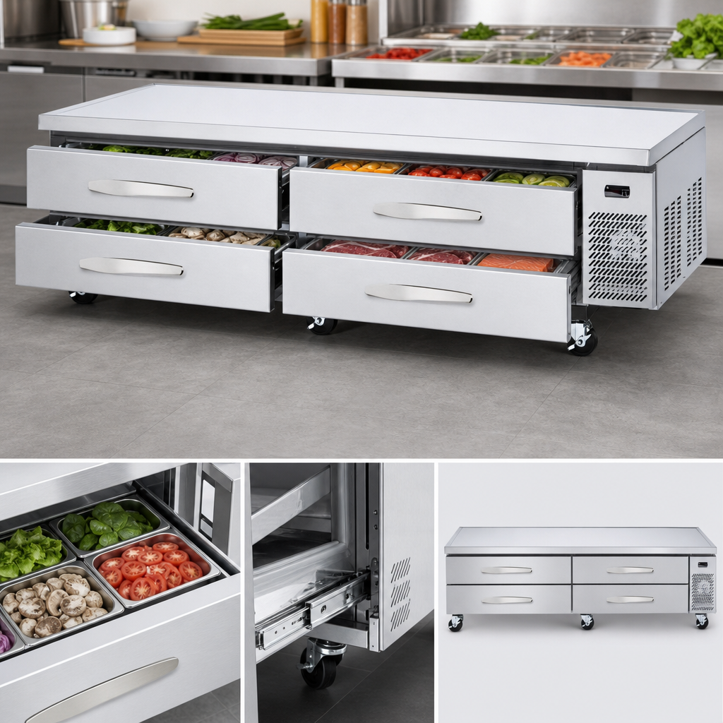 Four-Drawer Refrigerated Storage