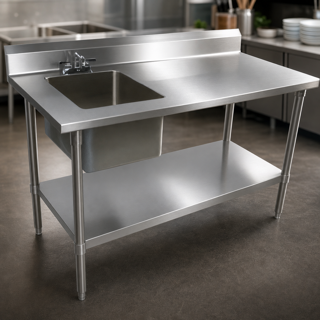 16-Gauge Stainless Steel Top