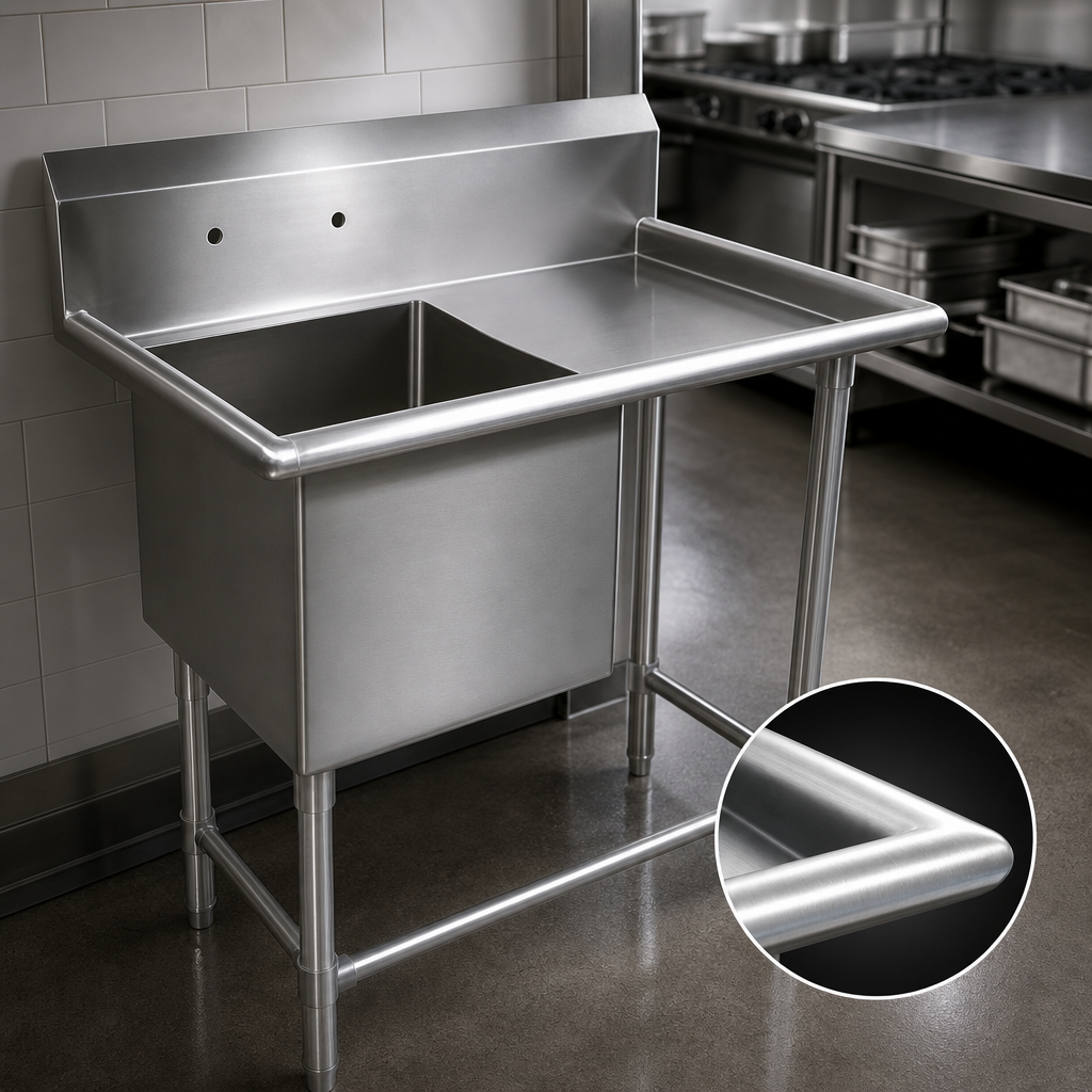 16-Gauge 300-Series Stainless Steel Construction