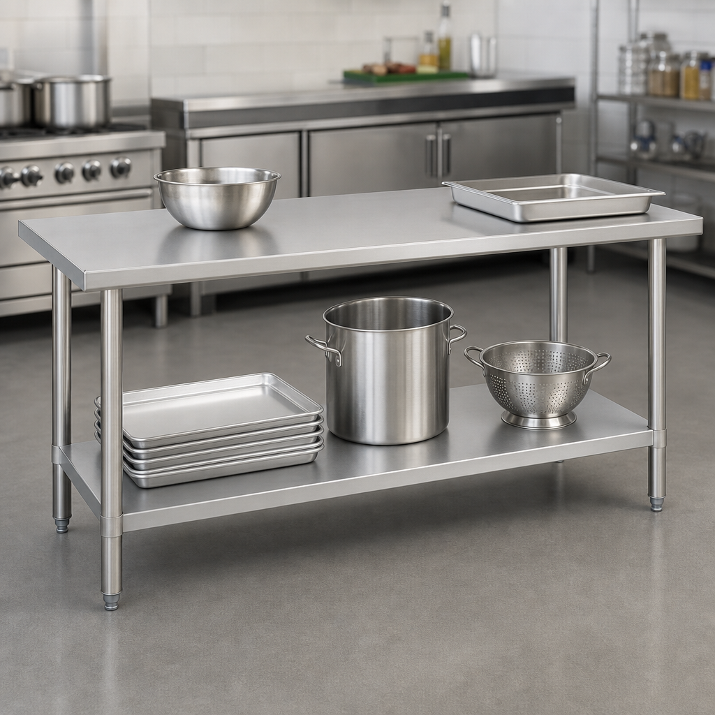 Open Base With Undershelf