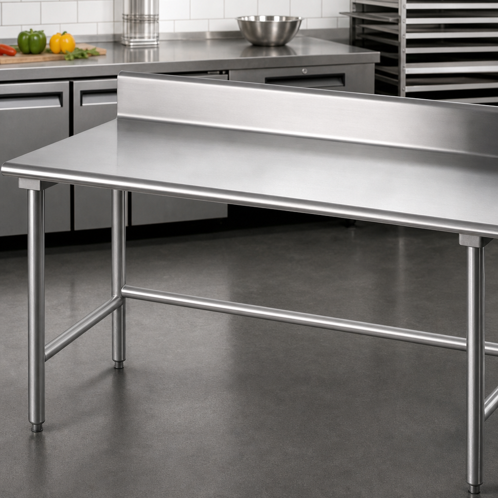 16-Gauge 304 Stainless Steel Top