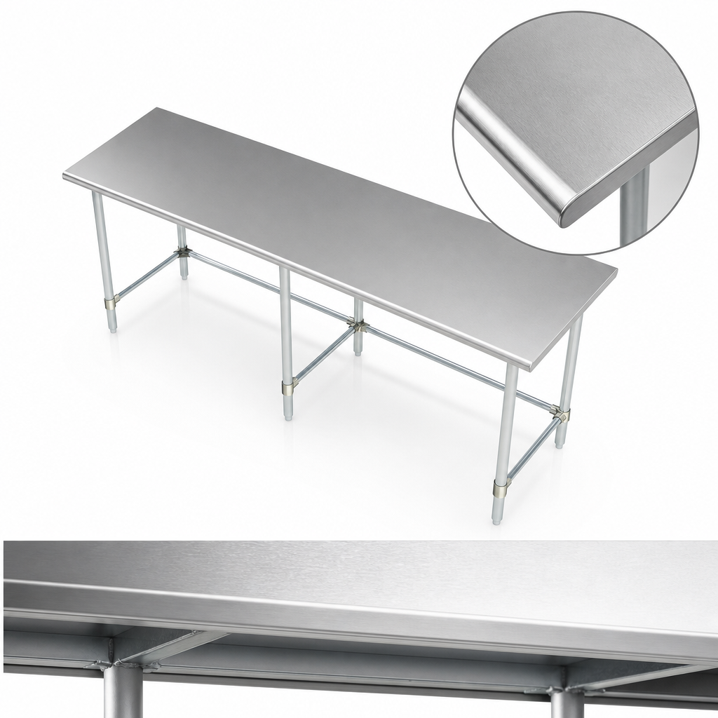 18/400 Stainless Steel Reinforced Top