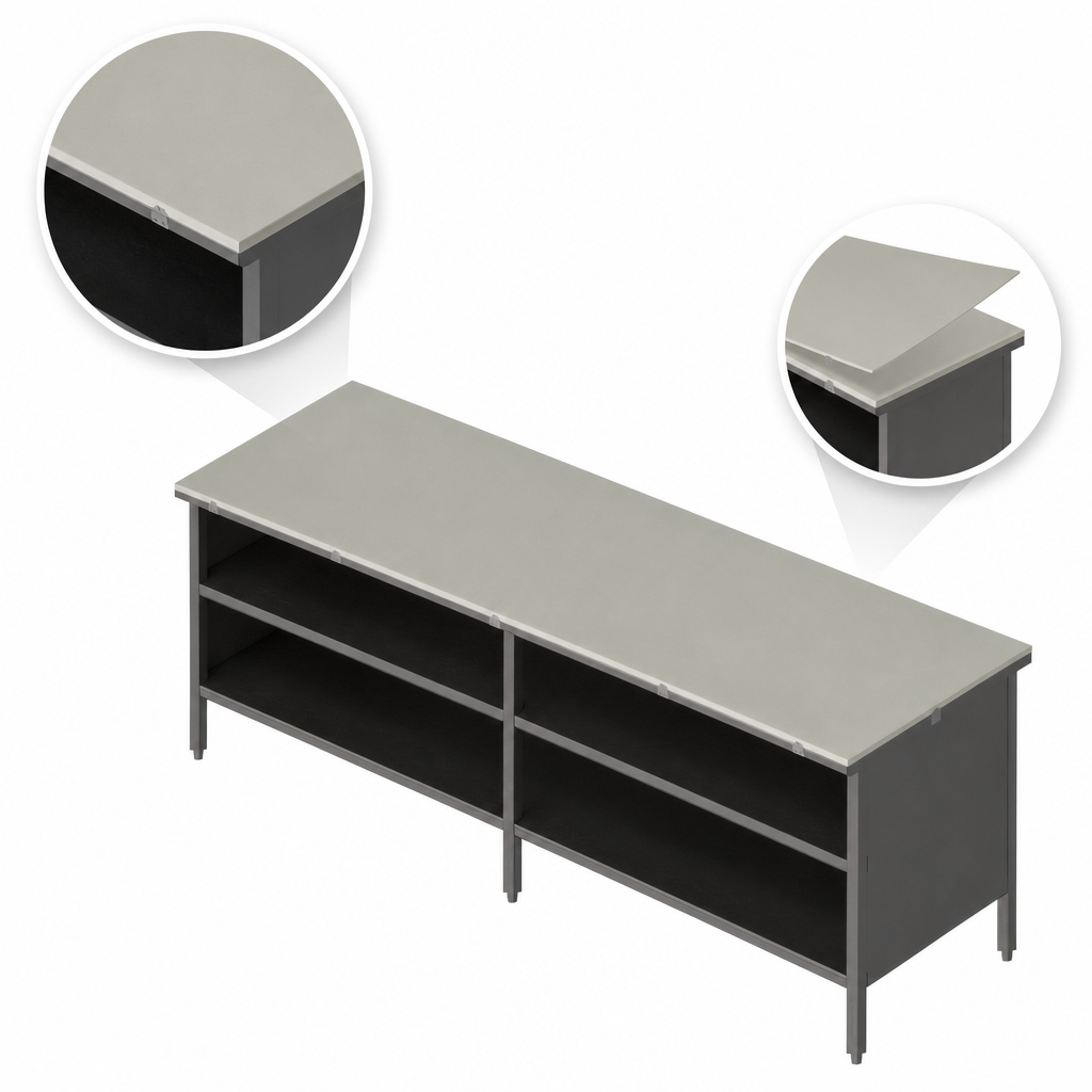 3/4-Inch Reversible Poly Top