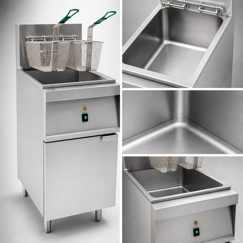 Stainless Steel Frying Pot